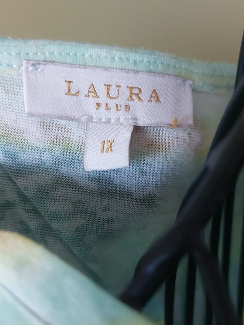 LAURA, Everyday Striped Blue, Green & Yellow Women's Tunic - Picture 2 of 13